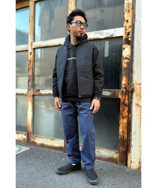 パンツ MEER. BIG POCKET NYLON PANTS /BLK and wander 71 Crinkled Nylon Pants in Black | SVD USA