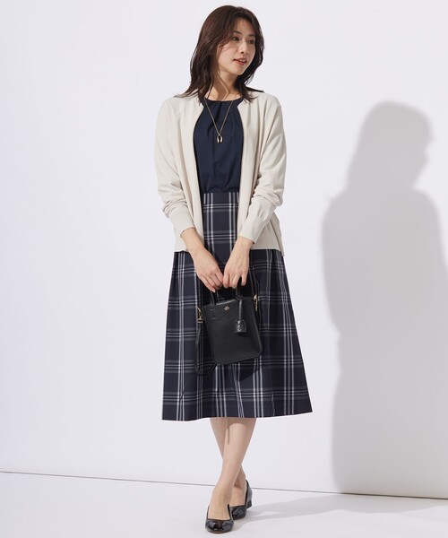 J.PRESS ブルゾン アウター 「洗える」ニット レディース
