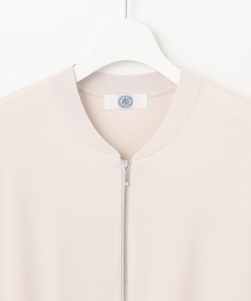 J.Press Ladies ニット　アウター J.PRESS ブルゾン アウター 「洗える」ニット レディース