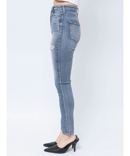 GOLDEN  ハイウエストストライフショツ 【関税込】 GYDA ジーンズ デニム デニムパンツ ハイウエスト HIGH-END