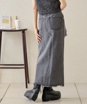 スカート デニム 「2サイズ展開/6色展開」カ...の詳細画像3