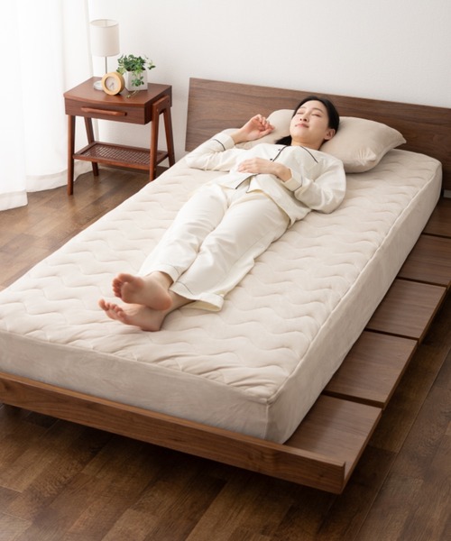 EMOOR（エムール） ベッド 寝具 もちふわ触感「至福の睡眠」ワンタッチ
