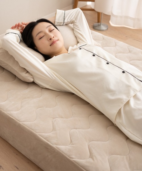 EMOOR（エムール） ベッド 寝具 もちふわ触感「至福の睡眠」ワンタッチ