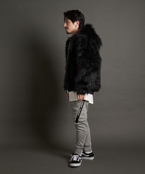 GALLIS ADDICTION グレー ファーコート M GALLIS ADDICTION グレー ファーコート M