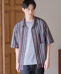 シャツ ストライプレースシャツ半袖 / 112096 メンズ｜ZOZOTOWN Yahoo!店