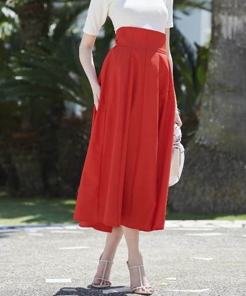 And Couture スカート バックリボンフレアスカート : ZOZOTOWN Yahoo 