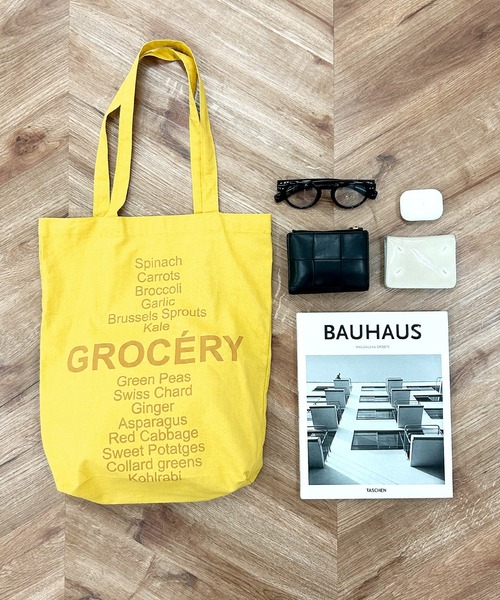 HEILIS（ヘイリス） エコバッグ グロサリーマルシェトートバッグ/ロゴ