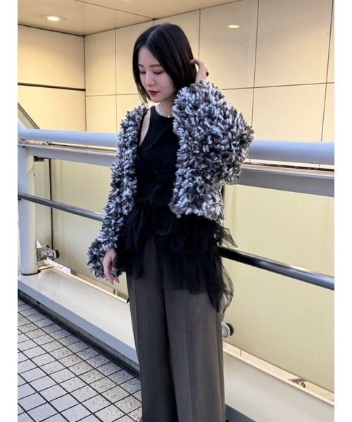 styling/ カーディガン 「ZOZOTOWN/USAGI ONLINE限定」ミックス