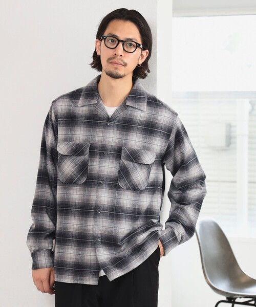 シャツ PENDLETON / 別注 オープンカラー シャツ メンズ レディース 