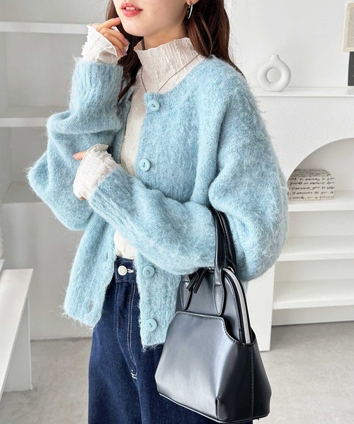 GeeRA（ジーラ） tシャツ ジャガードフリンジハイネックトップス