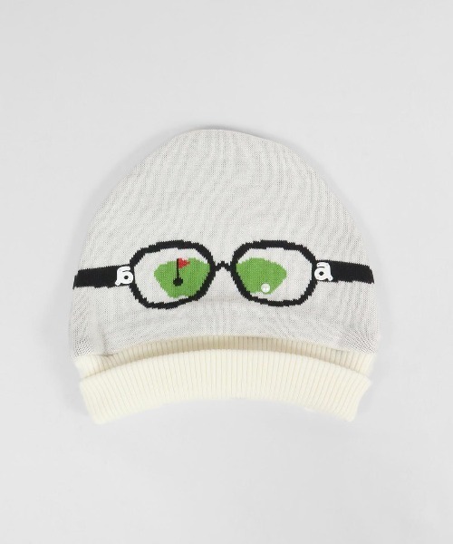 archivio（アルチビオ） ニット帽 ニットキャップ 「LADIES」メガネ
