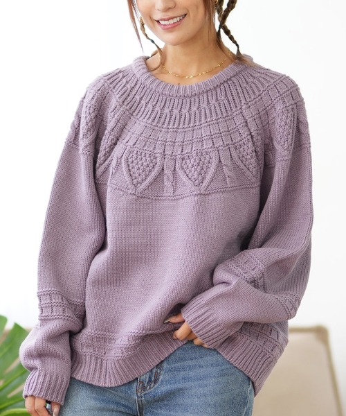 ムラサキスポーツ（MURASAKI SPORTS） ニット セーター RIKKA FEMME