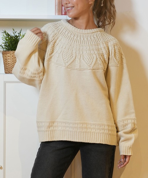 ムラサキスポーツ（MURASAKI SPORTS） ニット セーター RIKKA FEMME