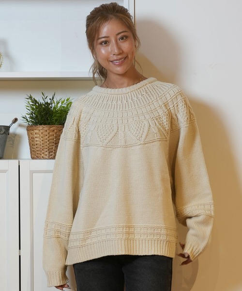 ムラサキスポーツ（MURASAKI SPORTS） ニット セーター RIKKA FEMME