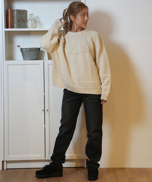 ムラサキスポーツ（MURASAKI SPORTS） ニット セーター RIKKA FEMME