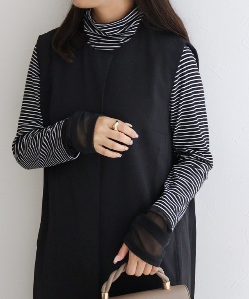 Pierrot（ピエロ） tシャツ 「静電気防止」シアーカフス