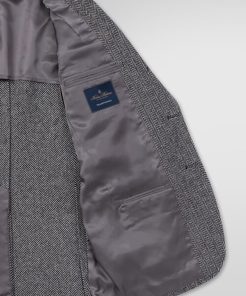 BROOKS BROTHERS テーラードジャケット ヘリンボーン 大文字タグ BROOKS BROTHERS テーラードジャケット ヘリンボーン 大文字タグ
