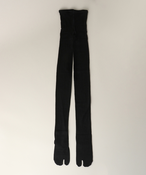Babaco ババコ ウールタビタイツ ブラック babaco（ババコ）の「【babaco/ババコ】Fine Merino Wool TABI tights