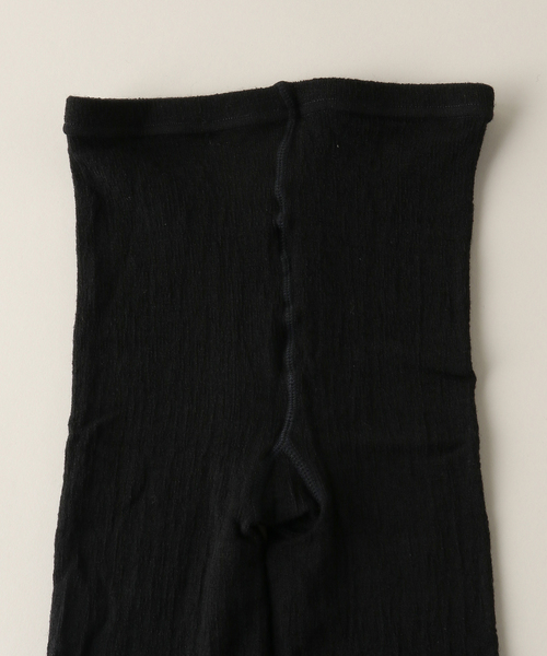 Babaco ババコ ウールタビタイツ ブラック babaco（ババコ）の「【babaco/ババコ】Fine Merino Wool TABI tights