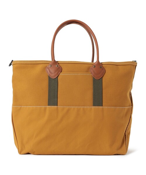トートバッグ L.L.Bean / 別注 Deep Bottom Leather Handle Zip Tote L メンズ レディースの画像