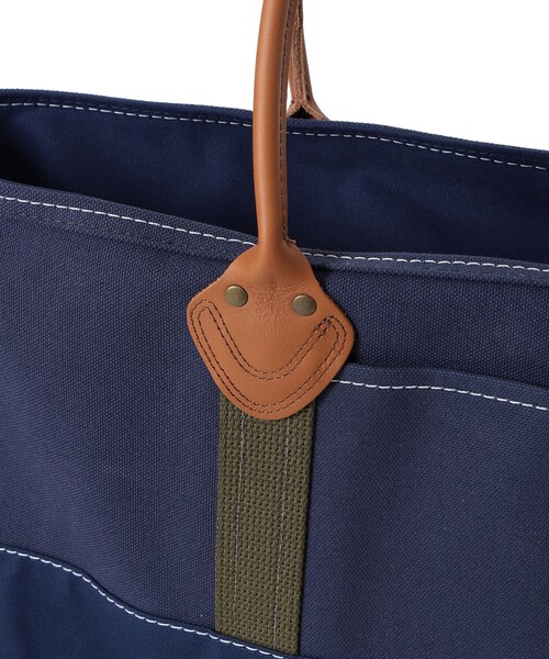 トートバッグ L.L.Bean / 別注 Deep Bottom Leather Handle Zip Tote L メンズ レディースの画像