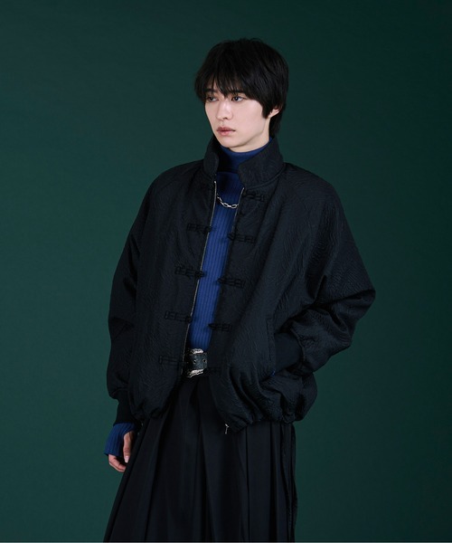 チャイナブルゾン Ellno Loset ブルゾン アウター チャイナフクレジャガード