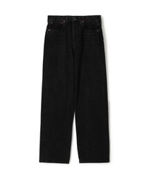 ジーンズ コットンブラックデニム ストレートパンツ メンズ｜ZOZOTOWN Yahoo!店