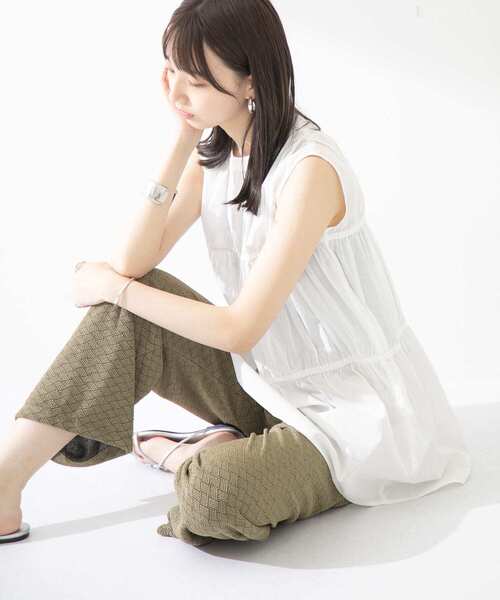 URBAN RESEARCH - ブラウス(袖なし) ITEMS URBANRESEARCH 「ITEMS URBANRESEARCH」 ノースリーブ
