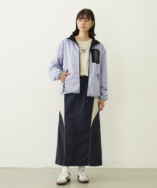 MILKFED. コート アウター REVERSIBLE FLEECE JACKET レディース