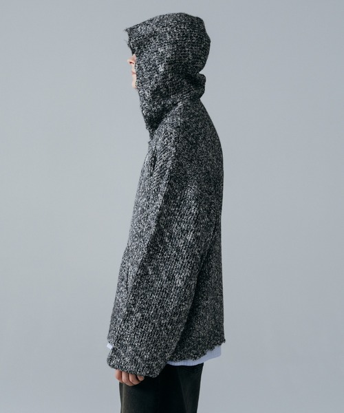 ajouter flow カーディガン 「ajouter flow」af metal logo knit