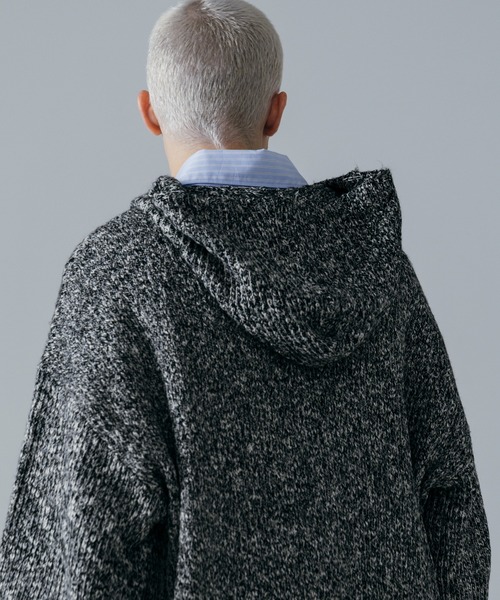 ajouter flow カーディガン 「ajouter flow」af metal logo knit