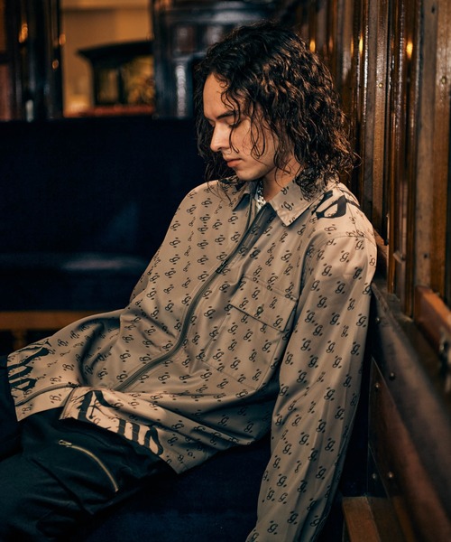 glamb（グラム） シャツ Monogram Black Letter Shirt / モノグラム
