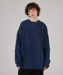 セーター ニット PATCHWORK LOOP YARN KNIT / パッチワークループニット メンズ レディース｜ZOZOTOWN Yahoo!店