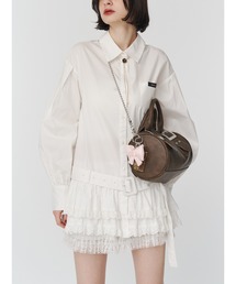 jouetie（ジュエティ） ブラウス シャツ 「再入荷」ヘムレースフリル