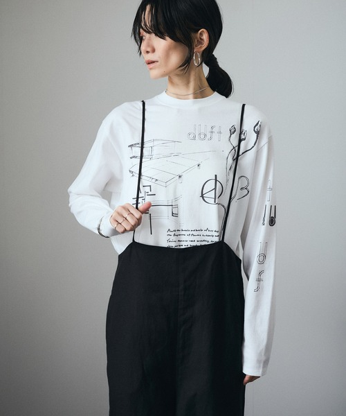 SALON adam et rope' サロペット オーバーオール 麻レーヨン