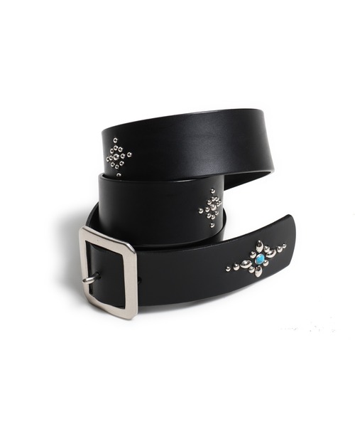 BUTTERO ブッテロ レザーウエスタンベルト ROTAR ベルト Buttero leather Studs Belt メンズ レディース