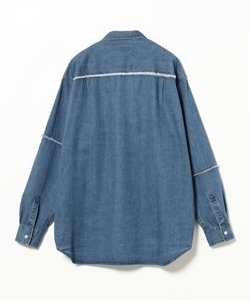 BEAMS オーバー デニム シャツ 93110413095_D_1.jpg
