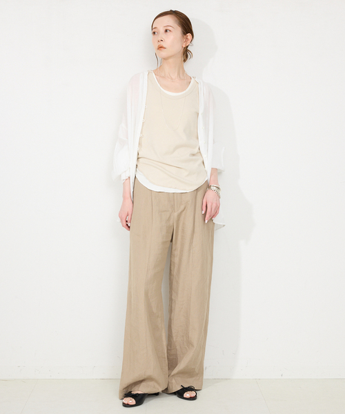 SLOBE IENA サンダル リボンミュールサンダル レディース