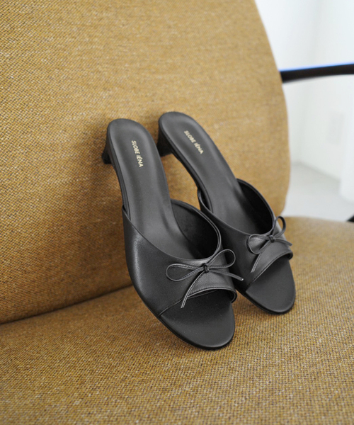 【極美品】 SLOBE IENA スローブイエナ　メタリックサンダル　ミュール SLOBE IENA｜SLOBE リボンミュールサンダル | Rakuten Fashion