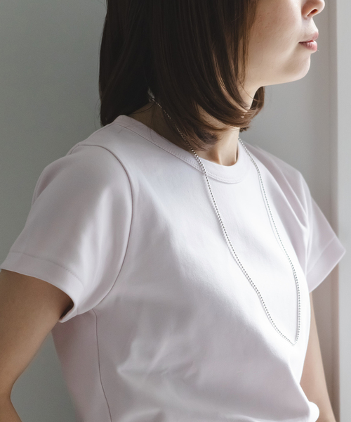 【新品未使用】スビンコットンスムースコンパクトTシャツ NOBLE tシャツ 「追加」スビンコットンスムースコンパクトT