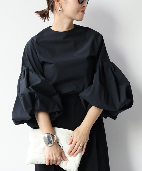 Deuxieme Classe ブラウス シャツ CELERI パフスリーブ