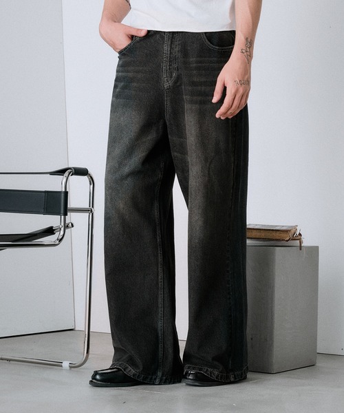 Regen Glanz ジーンズ wide baggy denim pants/ワイドバギーデニム