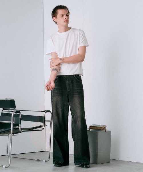 Regen Glanz ジーンズ wide baggy denim pants/ワイドバギーデニム