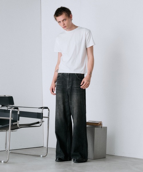 Regen Glanz ワイドパンツ ジーンズ wide baggy denim pants/ワイド
