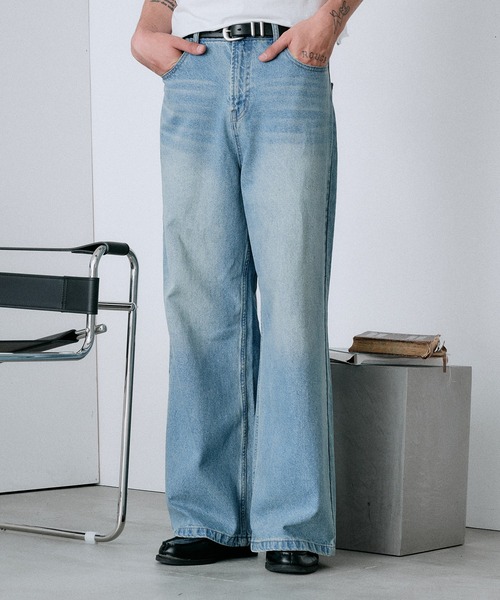 Regen Glanz ワイドパンツ ジーンズ wide baggy denim pants/ワイド