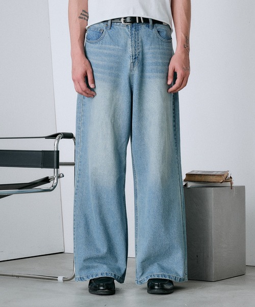 Regen Glanz ワイドパンツ ジーンズ wide baggy denim pants/ワイド