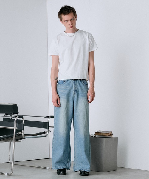 Regen Glanz ジーンズ wide baggy denim pants/ワイドバギーデニム