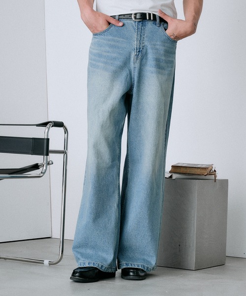 Regen Glanz ジーンズ wide baggy denim pants/ワイドバギーデニム