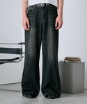 ワイドパンツ ジーンズ wide baggy ...の詳細画像4