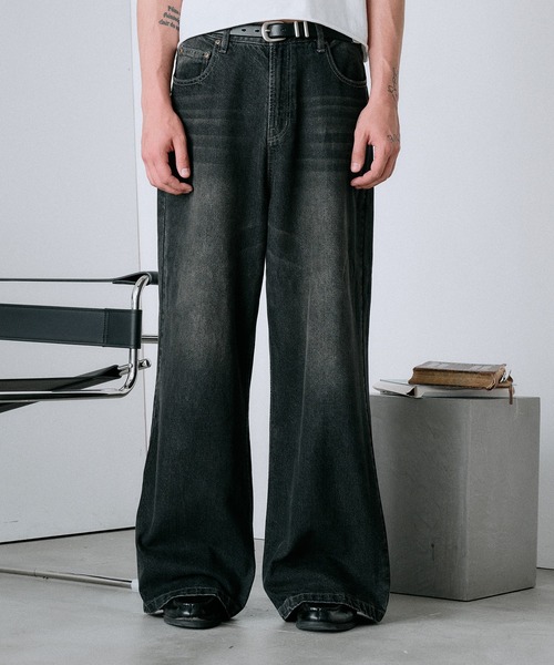 Regen Glanz ワイドパンツ ジーンズ wide baggy denim pants/ワイド